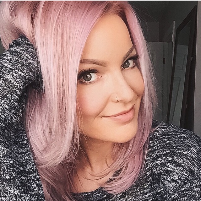 Semi permanent pastel pink hair deals dye